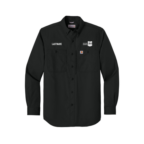Black Range Fire Long Sleeve Shirt