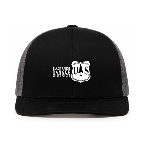 Black Range Fire Trucker Snapback Cap