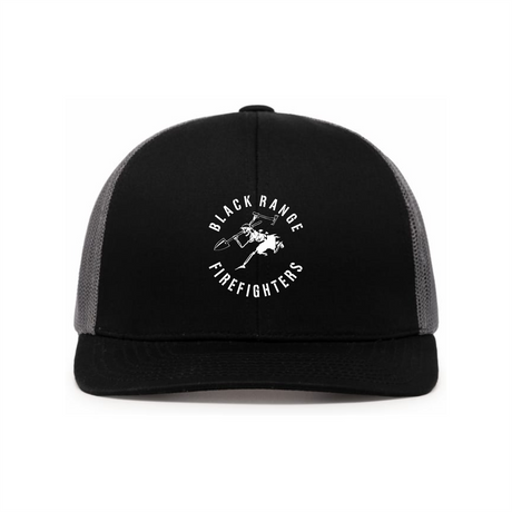 Black Range Fire Trucker Snapback Cap