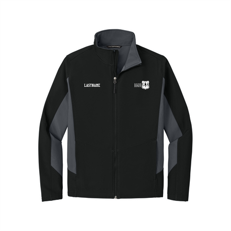 Black Range Fire Colorblock Softshell Jacket