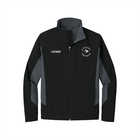 Black Range Fire Colorblock Softshell Jacket