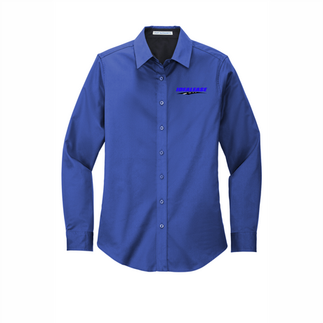 Idealease Ladies' Long-Sleeve Easy Care Full-Button Shirt
