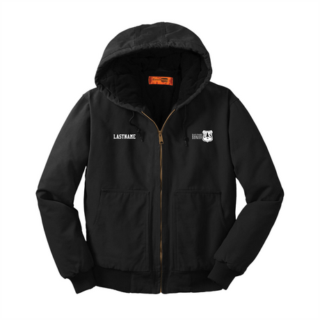Black Range Fire Full-Zip Hooded Work Jacket