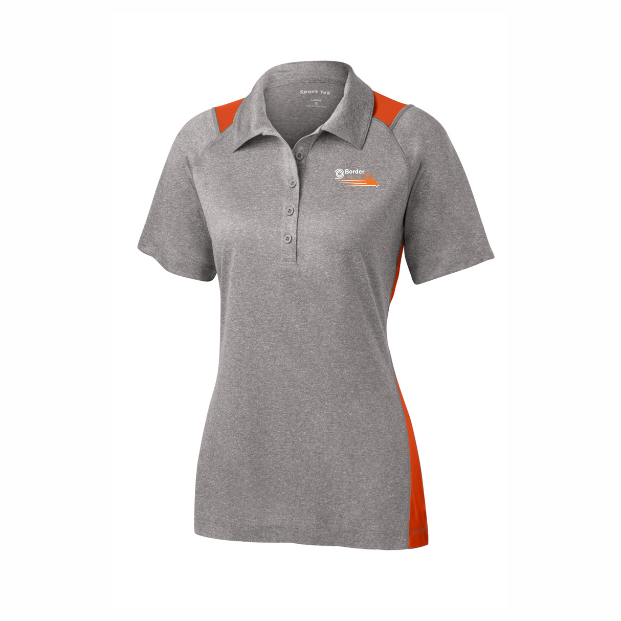 Border Tire Ladies' Heather Colorblock Performance Polo