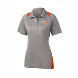 Border Tire Ladies' Heather Colorblock Performance Polo