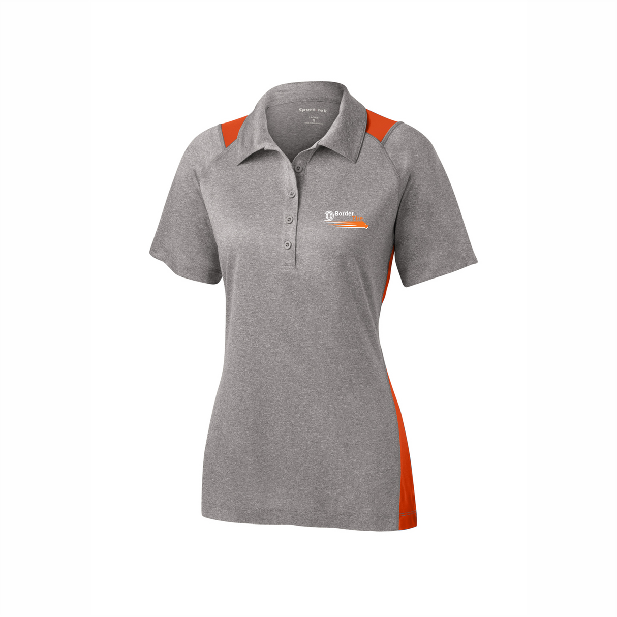 Border Tire Ladies' Heather Colorblock Performance Polo