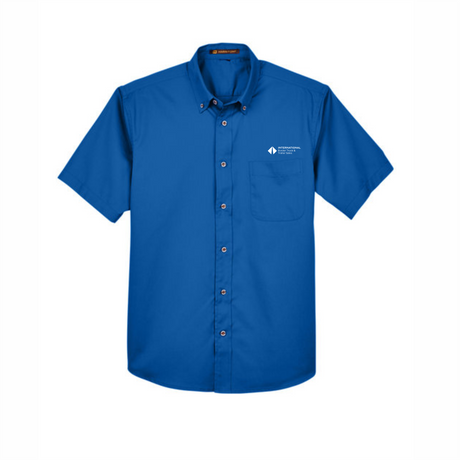 BI T&T Easy Blend™ Short-Sleeve Twill Shirt with Stain-Release