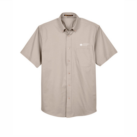 BI T&T Easy Blend™ Short-Sleeve Twill Shirt with Stain-Release