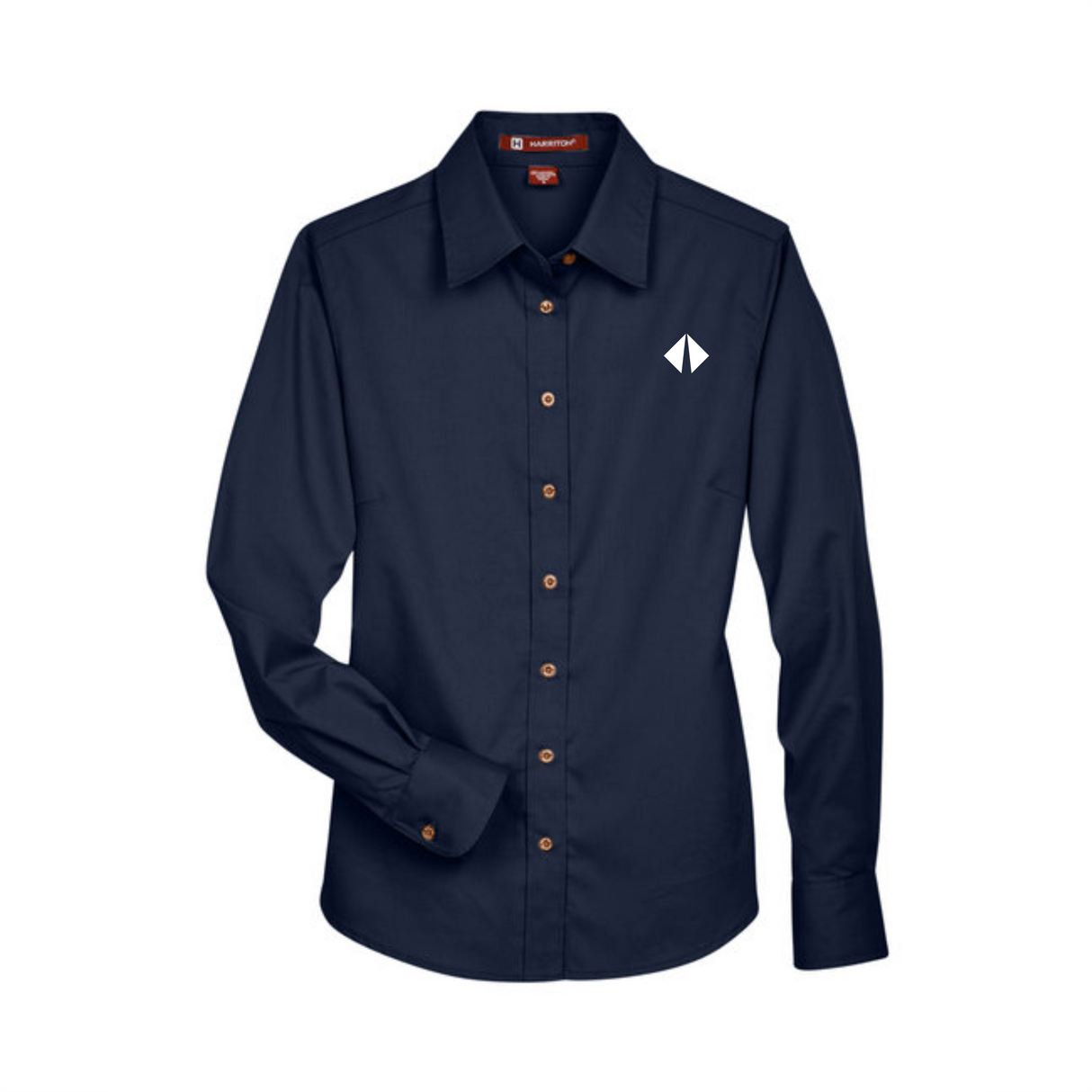 BI Diamond Ladies' Easy Blend™ Long-Sleeve Twill Shirt with Stain-Release