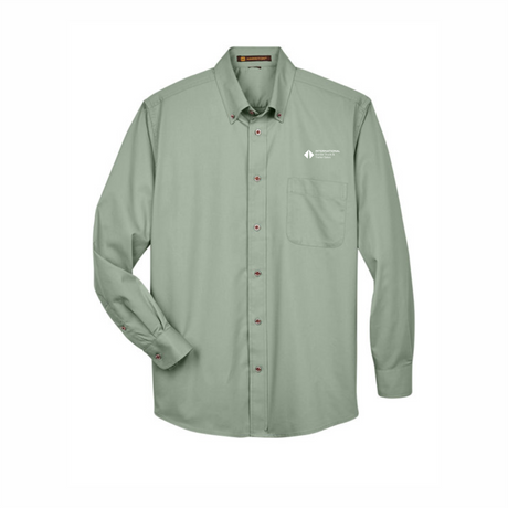 BI T&T Easy Blend™ Long-Sleeve Twill Shirt with Stain-Release
