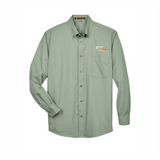 Border Tire Easy Blend™ Long-Sleeve Twill Shirt with Stain-Release