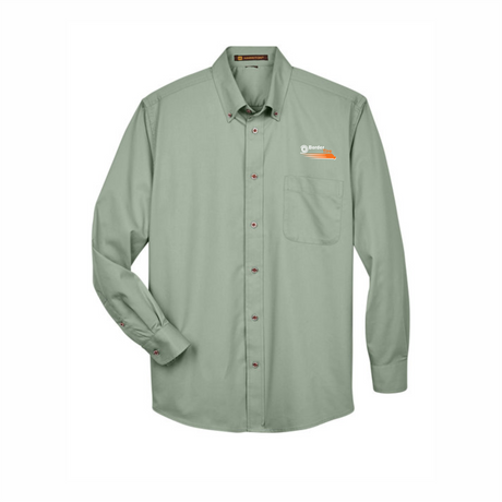 Border Tire Easy Blend™ Long-Sleeve Twill Shirt with Stain-Release