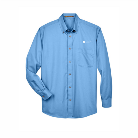 BI T&T Easy Blend™ Long-Sleeve Twill Shirt with Stain-Release