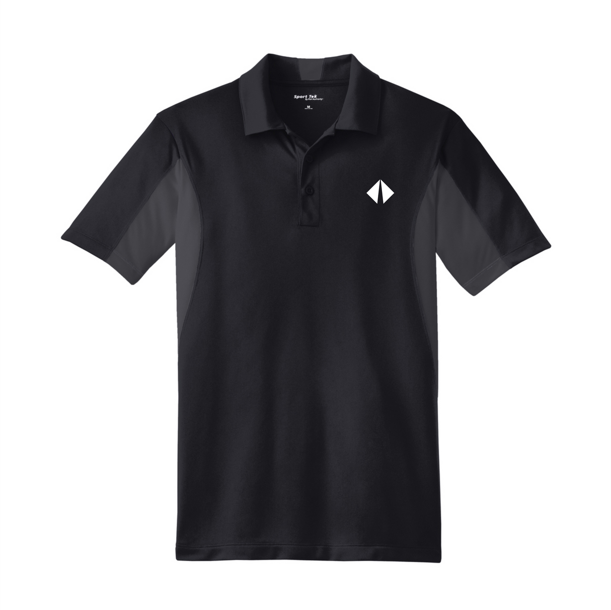 Border International Diamond Logo Side Blocked Micropique Performance Polo