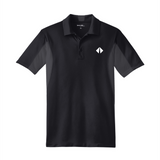 Border International Diamond Logo Side Blocked Micropique Performance Polo