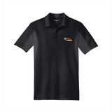 Border Tire Side Blocked Micropique Performance Polo