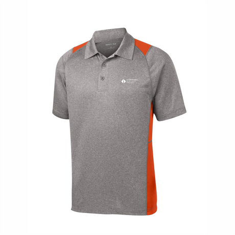 BI T&T Official Uniform Heather Colorblock Performance Polo