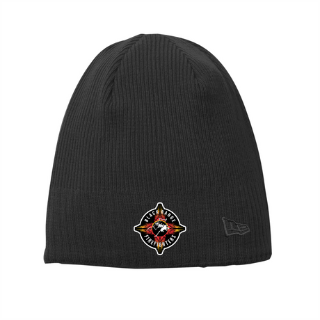 Black Range Fire Fleece-Lined Beanie Cap