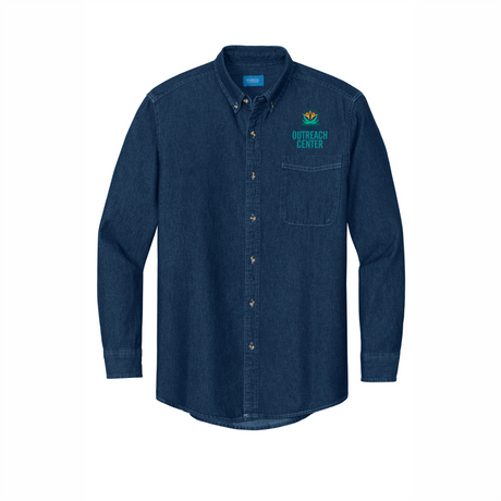 Tresco Outreach Center Long-Sleeve Denim Shirt