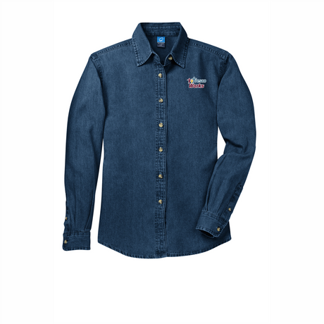 Tresco Works Women's Long-Sleeve Denim Shirt