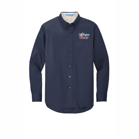 Tresco Works Long-Sleeve Denim Shirt