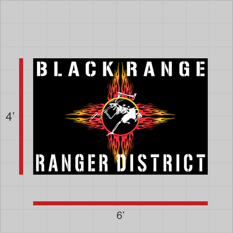 Black Range Fire Banner