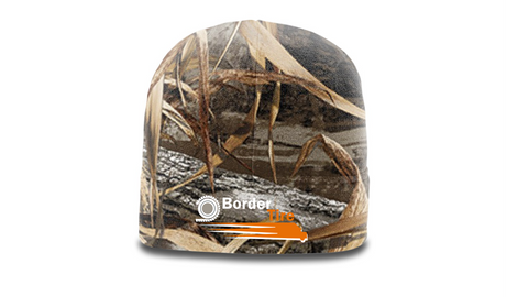 Border Tire Camo Microfleece Beanie