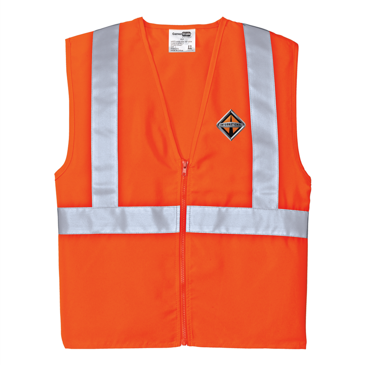 Border International Diamond Logo ANSI 107 Class 2 Safety Vest