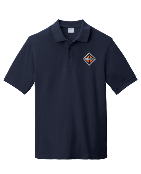 Border International Diamond Logo Ringspun Pique Polo