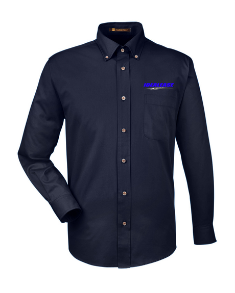 Idealease Tall Easy Blend™ Long-Sleeve Twill Shirt with Stain-Release