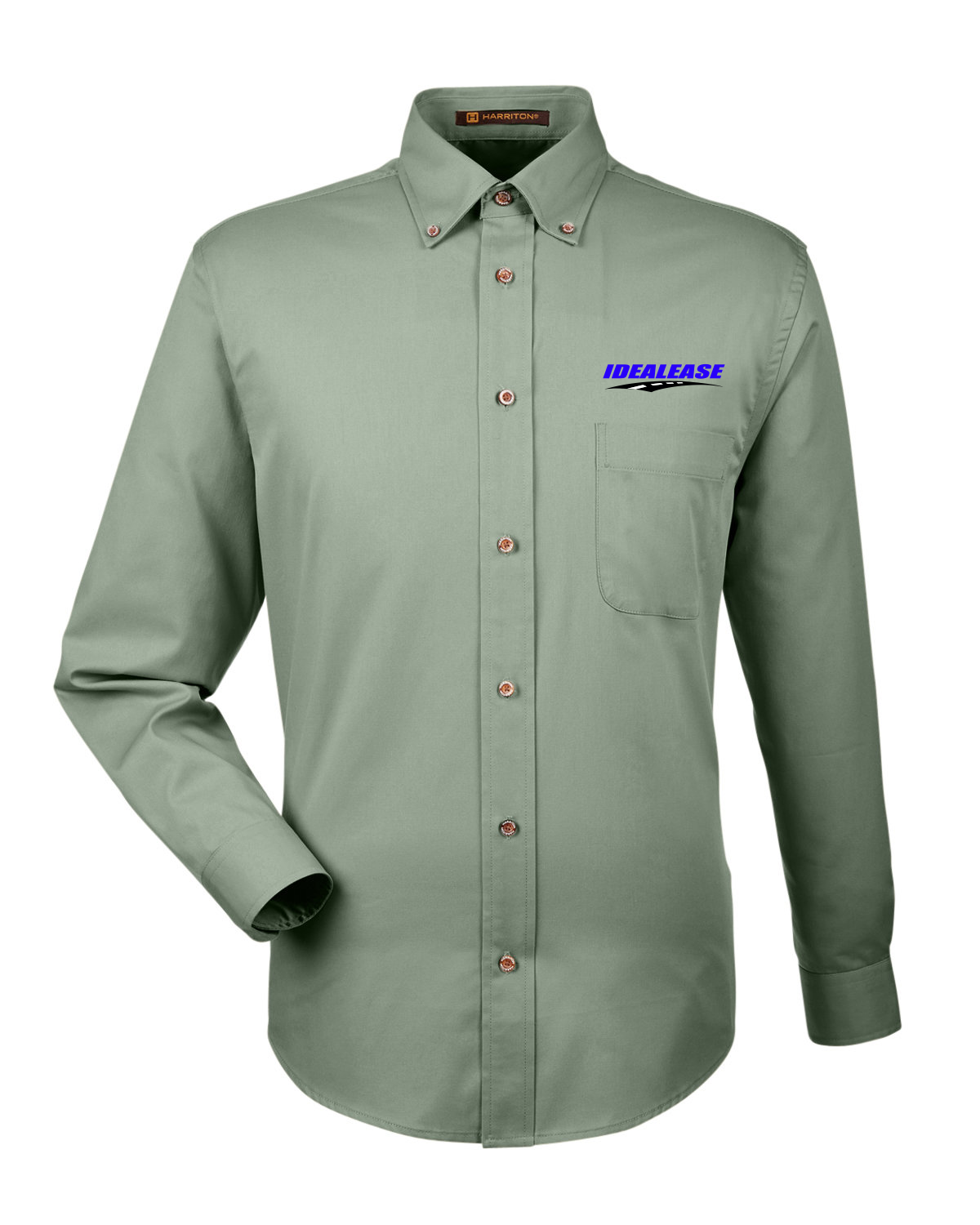 Idealease Easy Blend™ Long-Sleeve Twill Shirt with Stain-Release