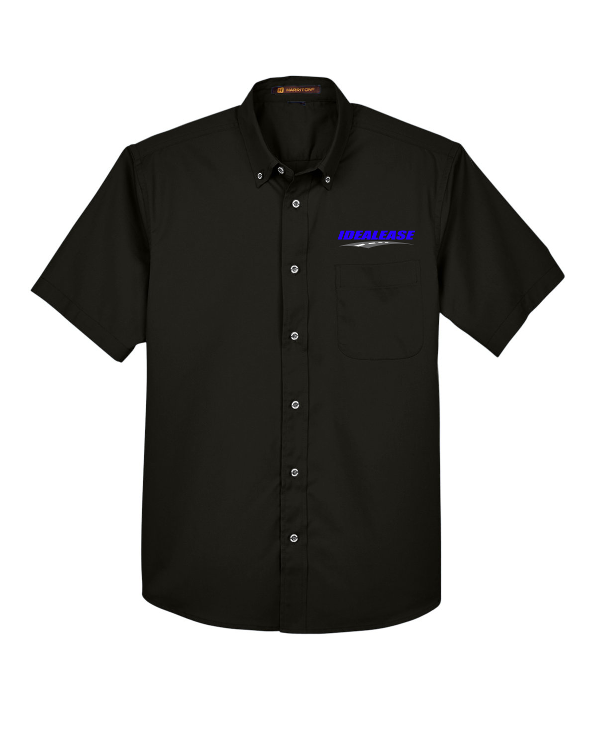 Idealease Easy Blend™ Short-Sleeve Twill Shirt with Stain-Release