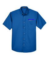 Idealease Easy Blend™ Short-Sleeve Twill Shirt with Stain-Release