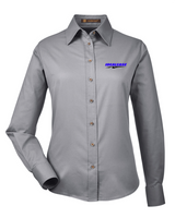 Idealease Ladies' Easy Blend™ Long-Sleeve Twill Shirt with Stain-Release