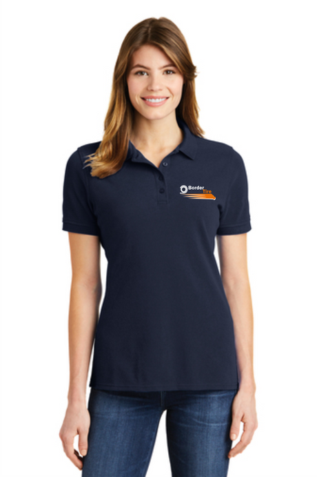 Border Tire Ladies' Ringspun Pique Polo