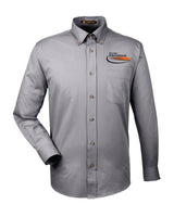 Border International Easy Blend™ Long-Sleeve Twill Shirt with Stain-Release