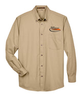 Border International Easy Blend™ Long-Sleeve Twill Shirt with Stain-Release