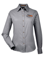 Border International Ladies' Easy Blend™ Long-Sleeve Twill Shirt with Stain-Release