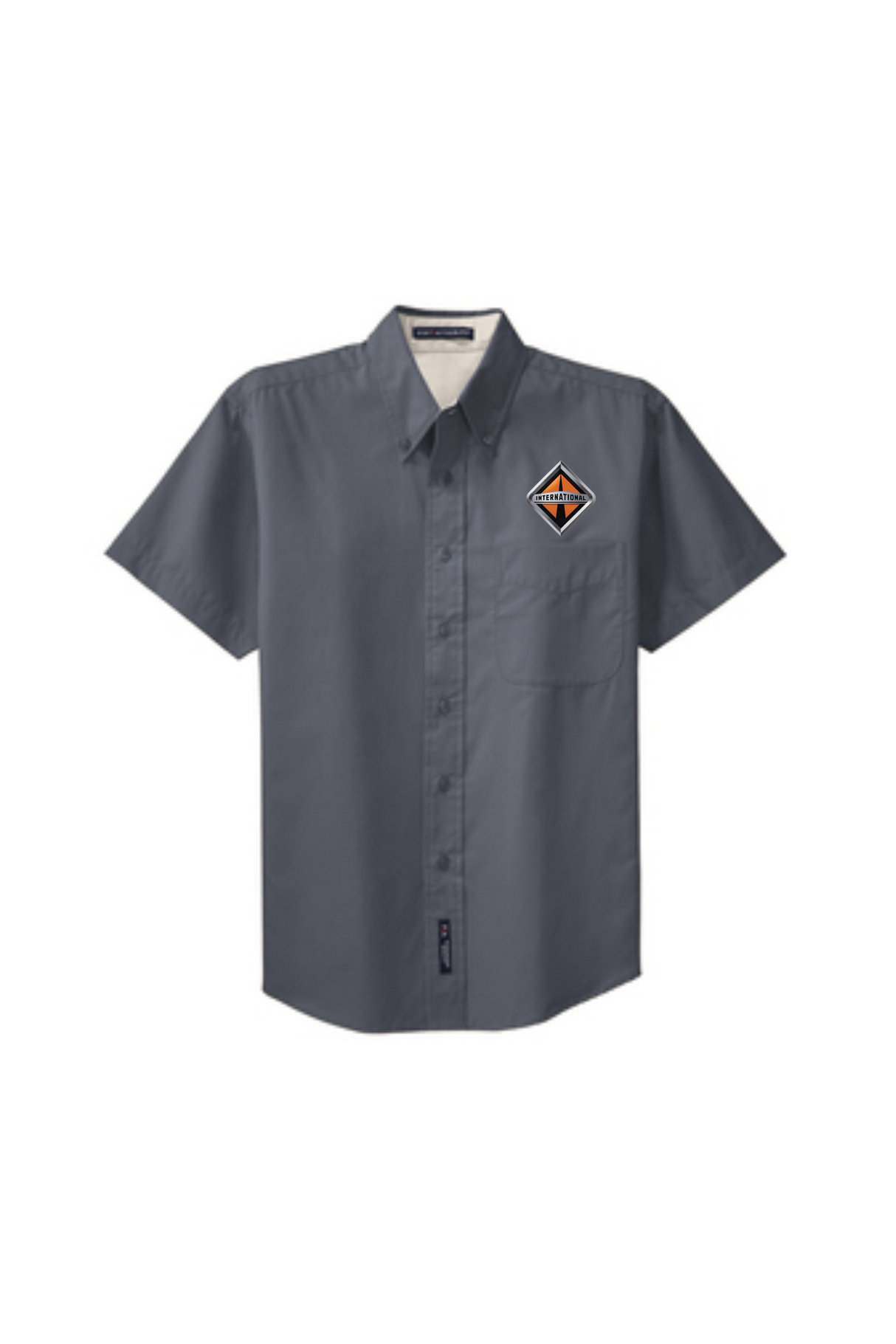Border International Diamond Logo Easy Care Full-Button Shirt