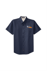 Border Tire Easy Care Full-Button Shirt