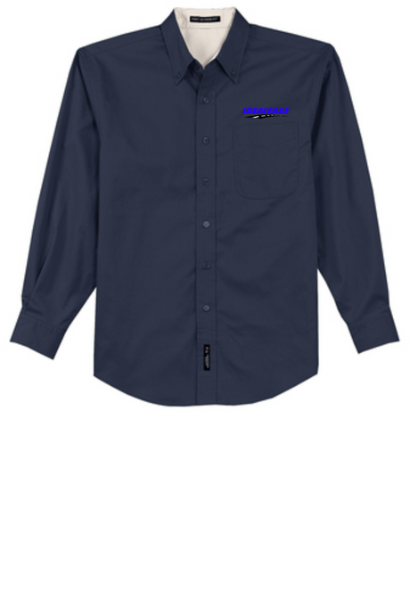 Idealease Tall Long-Sleeve Easy Care Full-Button Shirt